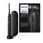 Philips Sonicare ProtectiveClean 4300 Electric Toothbrush, Sonic Toothbrush with Two Intensity Levels, Pressure Sensor and Timer, Black, Model HX6800/87