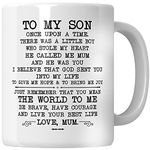 KALIDHAR to My Son, Mum Coffee Mug for Son, Son Mug, Happy Birthday Coffee Mug for Son, to My Son Gift from Mum, Gift for Childrens from Mum and Dad