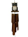 Cohasset 246 Tan Oscar Owl Bamboo Wind Chime