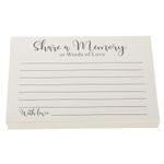 MAGICLULU 50 Sheets of Share a Memory Cards Minimalist Well Wishes Card Guest Card for Celebration of Life Birthday
