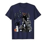 Scary & Haunted house best fit t-shirt for men women husband