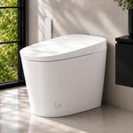 EPLO Smart Toilet Bidet with Tank Built in,Auto Open Close Lid,ADA Comfort Height,Dual Auto Flush,1000 Gram MaP Flushing Score,Heated seat,Modern Elongated One Piece Bidet Toilets Combo U8PRO