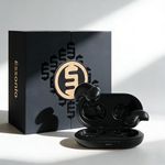 Essonio Sleep Earbuds 53dB High-Frequency Noise Reduction 8-mic Array & Dual Hybrid Filtering Technology, 80H Playtime, Snore Blocking Comfortable Earbuds, Bluetooth 5.3 Earplugs for Sleep, Airplane