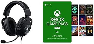 Logitech G PRO X Gaming Headset with Microsoft Xbox Game Pass for PC – 3-Month Membership