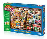 1980s Shopping Basket 1000 Piece Jigsaw Puzzle | Sustainable Puzzle for Adults | Premium 100% Recycled Board | Great Gift for Adults | Gibsons Games