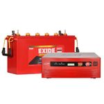 Exide Inverter & Battery Combo - Invamaster 12V 150Ah Tubular Battery (60 Months Warranty) With Inverterz GQP 12V 1125VA Pure Sine Wave (42 Months Warranty)