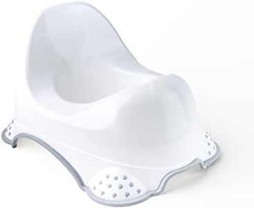 DIVCHI Baby Potty Training Chair Toddlers Potty Training Toilet Seats Anti Slip Comfortable Seating High Back Portable & Lightweight White