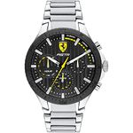 Scuderia Ferrari Pista Dual Track Analog Black Dial Men's Watch-0830854
