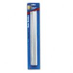 Advantus : Grip-A-Strip Display Rail, 12" Long, 1 1/2" High, Aluminum Finish -:- Sold as 2 Packs of - 1 - / - Total of 2 Each