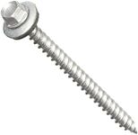 The Hillman Group 47709 10-Inch x 2-1/2-Inch Self Piercing Sheeter Pole Barn Screw, zinc