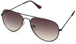 Kenneth Cole Aviator Sunglasses with Purple Lens for Women