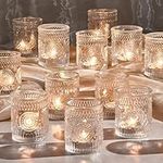 Hlukana 30 Pack Clear Glass Votive 