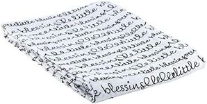 Stephan Baby Viscose + Cotton Swaddle Blanket, Little Blessings