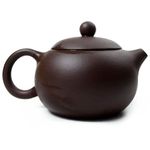 Teapot 6oz Chinese Yixing Xishi ZinI Clay Pots Ball Filter Infuser for Loose Tea (Spherical filter)