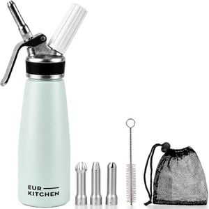 EurKitchen Aluminum Whipped Cream Dispenser - Mint