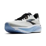Brooks Men’s Ghost 18 Neutral Running & Walking Shoe - White/Black/Open Air - 10.5 Wide