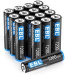 EBL 16 Pack AAA 1200mAh Lithium Bat