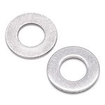 Glvaner 5/8" Stainless Steel Flat Washers 11/16" ID, 1-5/16" OD, 0.12" Thick (25 pcs) Stainless Steel 304 Plain Finish Narrow Flat Washer SAE Standard
