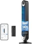 DREO 42 Inch Smart Tower Fan, 8.5m/s High-Velocity Cooling Fans, 9 Speeds Standing Fans for Bedroom, 25dB Silent Bladeless Electric Fan, 4 Modes, 90° Oscillating, 12H Timer, WiFi/Alexa/Remote Control