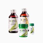 Charak Kofol Cough Care Kit - Kofol Gargle | 100ml, Kofol Chewable Tablets (60 tablets, 1 units) | Kofol Rub 20.5 gm | 1 unit