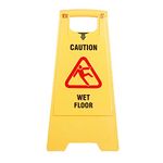 TARGET HYGIENE Caution Sign Board ABS-Plastic Caution Standing Board - Medium Size (Wet Floor)