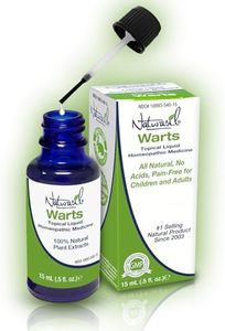 Naturasil Wart Remover for Kids & Adults | Plant-Based Topical Formula with Thuja, Tea Tree & Castor Oil | Gentle, Painless, No Iodine | 15mL