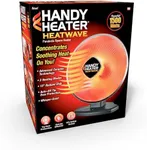 Handy Heater Heatwave Parabolic Oscillating Space Heater, 1500 Watts