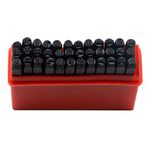 Oudtinx Number and Letter Stamp Set (36 Piece Punch Set/A-Z & 0-9) Hardened Steel for Metal Wood, Leather- 1/8" (3mm)