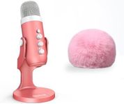 ZealSound Gaming USB Microphone k66p and d65p Furry Cover Bundle