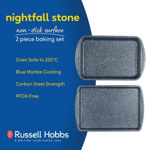 Russell Hobbs 2-Piece Baking Tray Set – Non-Stick Ovenware