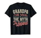 Grandpa Gifts Grandpa the Man the Myth the Legend T-Shirt