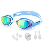 Nearsighted Swim Goggles, Shortsighted Optical Swimming Goggles No Leaking Anti Fog UV Protection for Adult Men Women