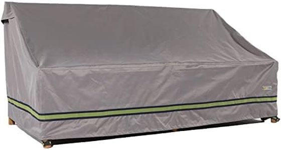 Duck Covers Soteria Water-Resistant 87 Inch Patio Sofa Cover, Patio Bench Cover