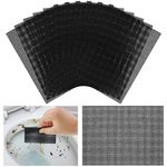 Flexible Scrubbing Screen for Household Cleaning Toilet Ring Remover 5.5 x 4 Inch Flexible Scouring Mesh Pad Abrasive Grit Cleaning Screen for Remove Carbon, Rust and Scale (12 Pack)