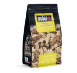 Weber Apple Wood Chips/BBQ Accessory, Natural Smoking Chips for Barbecue, Fruity Flavour with Mild Smoke Intensity, 0.7 kg