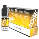 EDGE 5pack Virginia Tobacco E-Liquid - Rich and Smooth Tobacco Flavor Vape Juice - 50-50 10ml Vape Juice - No Nicotine