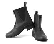 Rhinegold Elite Detroit Zip Paddock Boot-6.5 (40)-Black