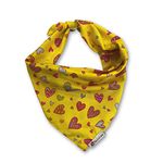 PAW LA LAND Bandanas Doodle My HeartAdjustable Dogs and Cats Bandana/Scarf Size - Small (Necks up to 12 Inches)