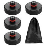 4 Pcs Lifting Jack Pad Compatible for Tesla Model 3 Model S Model X Model Y, Rubber Jack Pad Adapter for Tesla Jack Pads, for Tesla Model Y Model 3 Accessories, with a Storage Bag