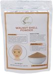 SVATV Walnut Shell Powder (Juglans regia L.) for facial Scrub Formulation, Lightening Skin Care, Dark Spots, Deep Cleansing natural skin exfoliator for Skin & Hair - 100g