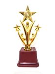 Be Win Winner Fiber Golden Color Trophy for Sports, Event & Functions (7'' INCHES)