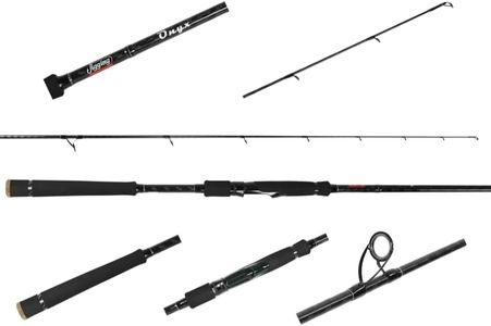 Jigging World Onyx Inshore Spinning Rod (JW-OX701S-H 7' Heavy 20-40lb 2-6oz)