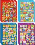 Eersida 750 PCS Scented Reward Stickers Smelly Stickers for Kids Fruit and Food Scratch Stickers Motivate Stickers for School Classroom Supplies Teachers Student Awards(Dessert Scents,Classic Style)