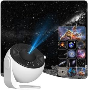 Planetarium Star Projector,Galaxy Projector for Bedroom,Ultra Clear Galaxy Night Light with 4K Replaceable 13 Galaxy Discs 360 Degree Rotation Real Sky Light for Kids Room Birthday Valentines Gift