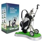 CRESTGOLF Golf Gifts for Men,Desk Gadgets Desk Pen Holder,Novelty Golf Presents for Men,Suitable for Birthday Gifts, gift for golfer etc，Perfect and Practical Golf Gifts.