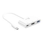 j5create USB Type-C to 4K HDMI and USB-A 3.0 with PD 100W Pass-Through Charging, for MacBook, Chromebook, iPad Pro or USB-C Laptop (JCA379)