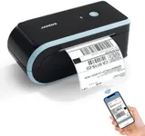 JADENS Bluetooth Thermal Label Printer, Wireless Label Printer with Built-in Paper Bin, Compatible with iOS, Android, Windows, Mac, Chromebook, Widely Used for Etsy, Ebay, Shopify, USPS