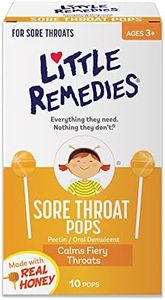 Little Remedies Sore Throat Pops, Made With Real Honey, 10 Count(Pack of 1)