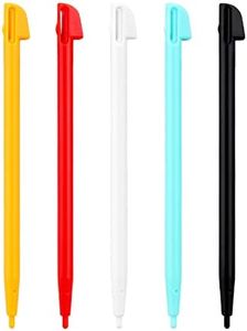 OSTENT Plastic Color Touch Stylus Pen Compatible for Nintendo Wii U Gamepad Pack of 5