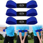 FINGER TEN Golf Swing Trainer Posture Training for Golf Practice Training Aid 3 Pack, Practice Putter Regulation for Indoor Outdoor Backyard Office Garden (3 Pack in Blue)